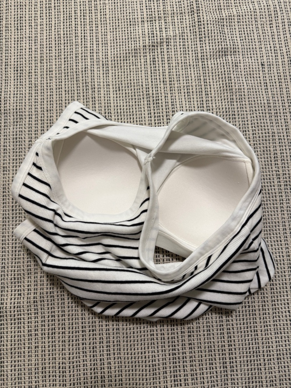 Uniqlo Ribbed Cropped Sleeveless Bra Top - Picture 2 of 2
